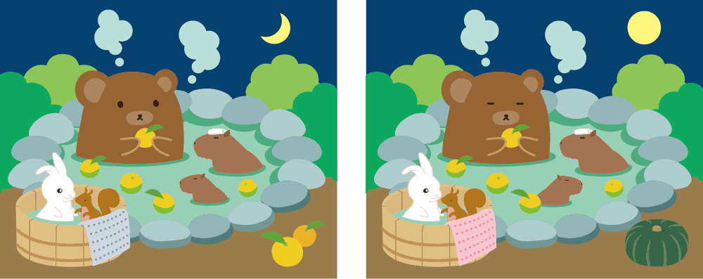 まちがい探し問題画像