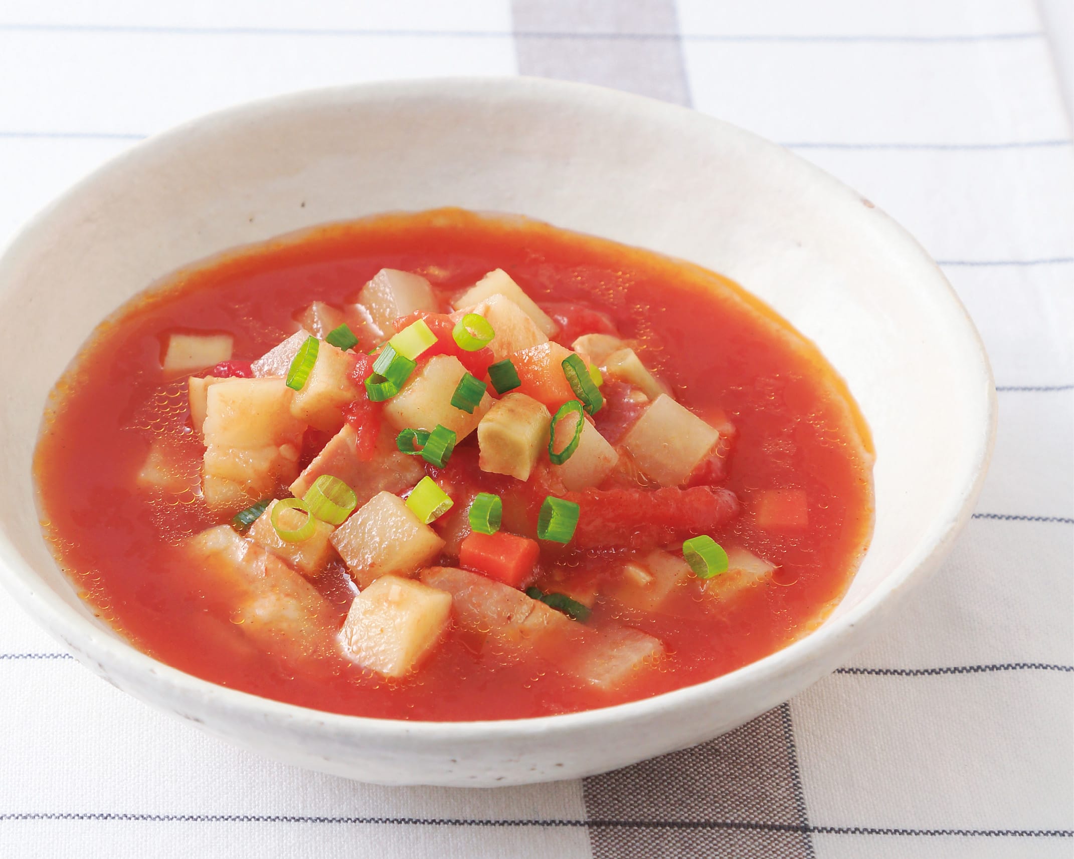 鮭の玄米茶焼き白みそソース